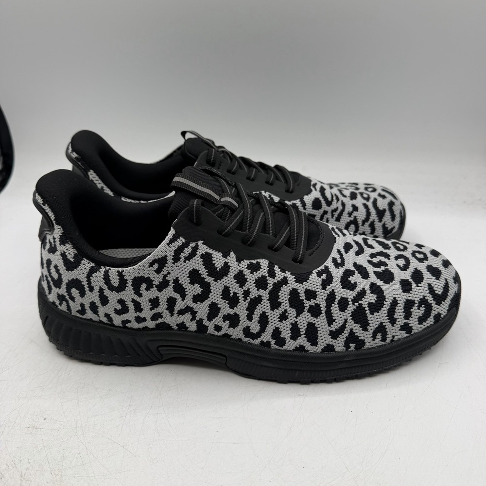 Orthofeet Kita Snow Leopard Shoes Womens Sz 10 D WIDE Orthopedic Sneakers 80019